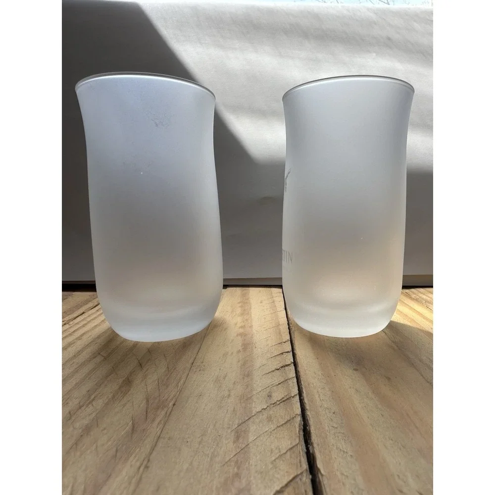 Remy Martin Fine Champagne‎ Cognac Frosted Glasses Set of 2 - 4.5